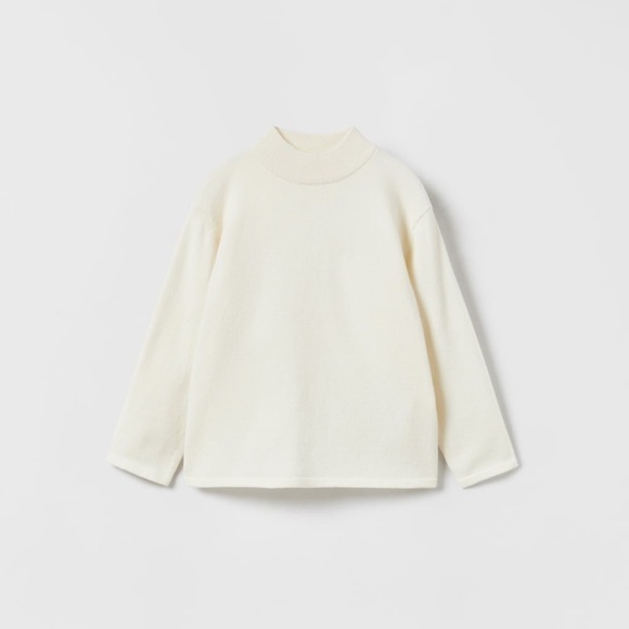 Zara Other - Zara Mock Neck Knit Sweater